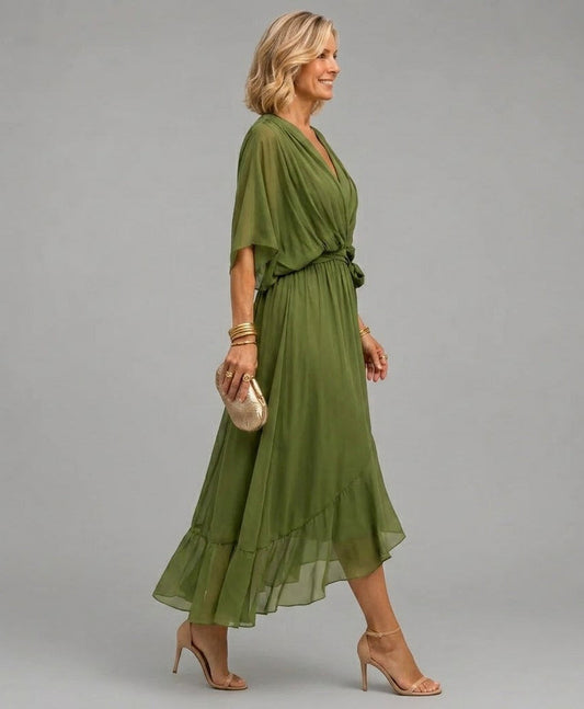 Monica – V-neck dress