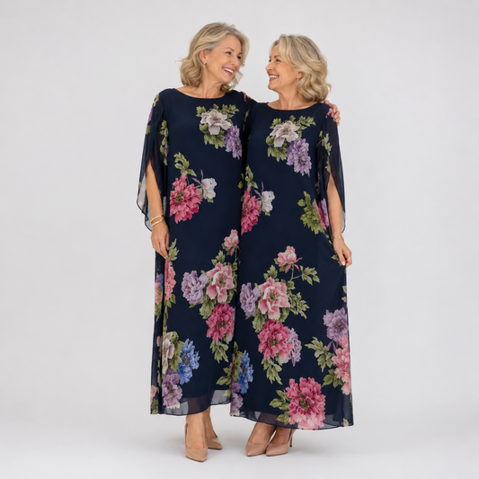 Elowen – Midnight Bloom Maxi Dress
