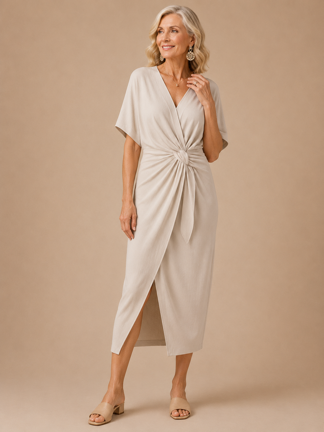 Meredith – Elegant Midi Dress