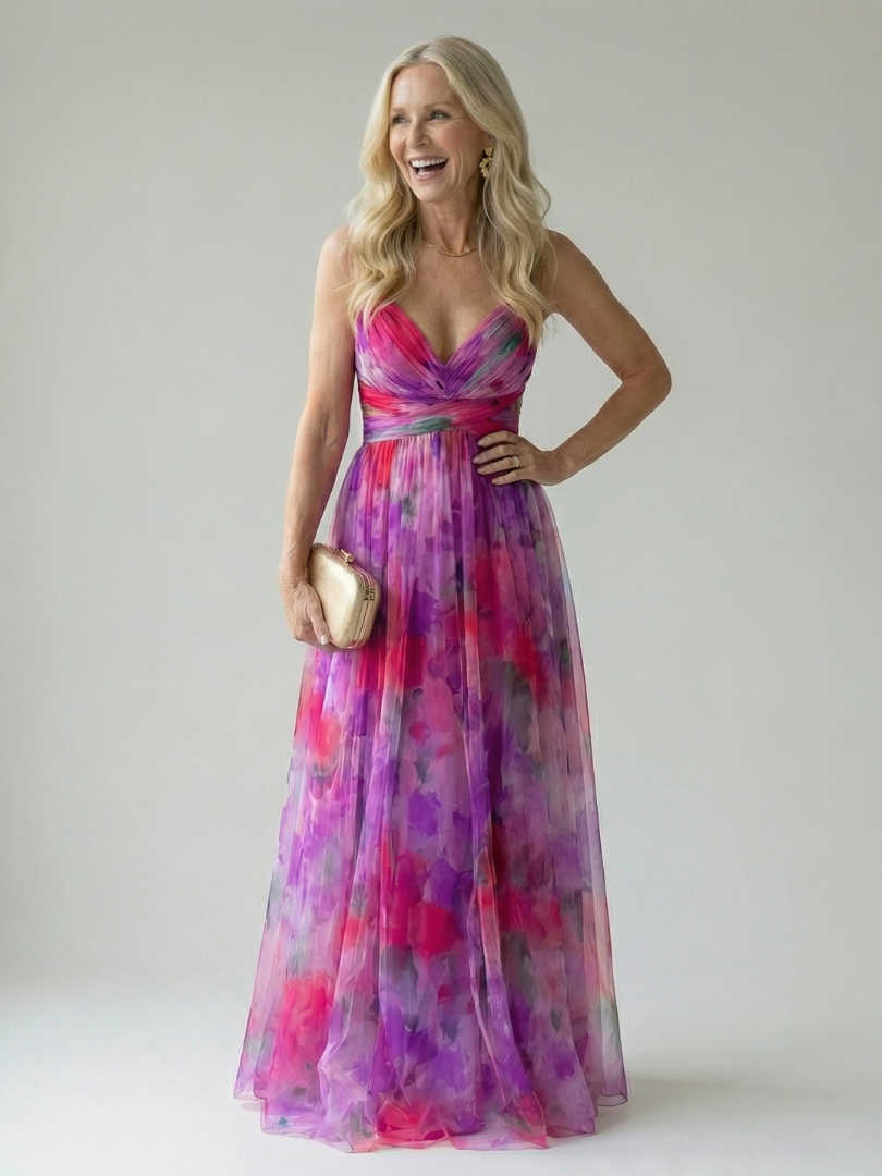 Elowyn – Soft Wrap Maxi Dress