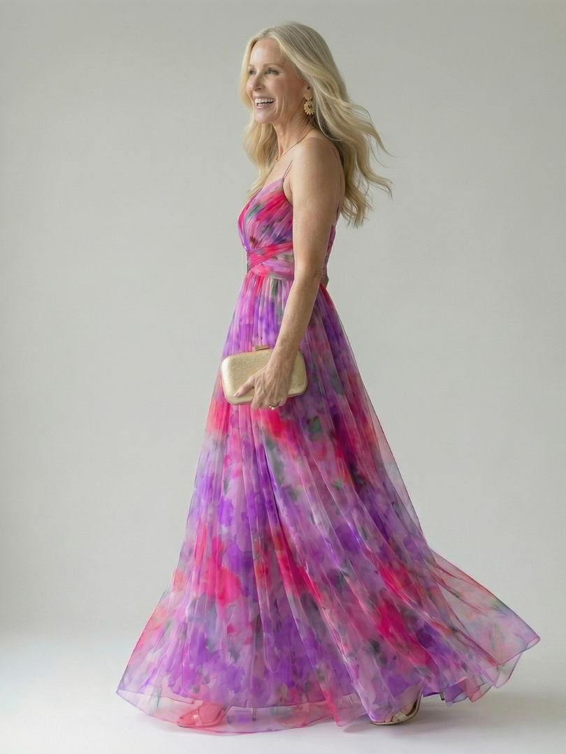 Elowyn – Soft Wrap Maxi Dress