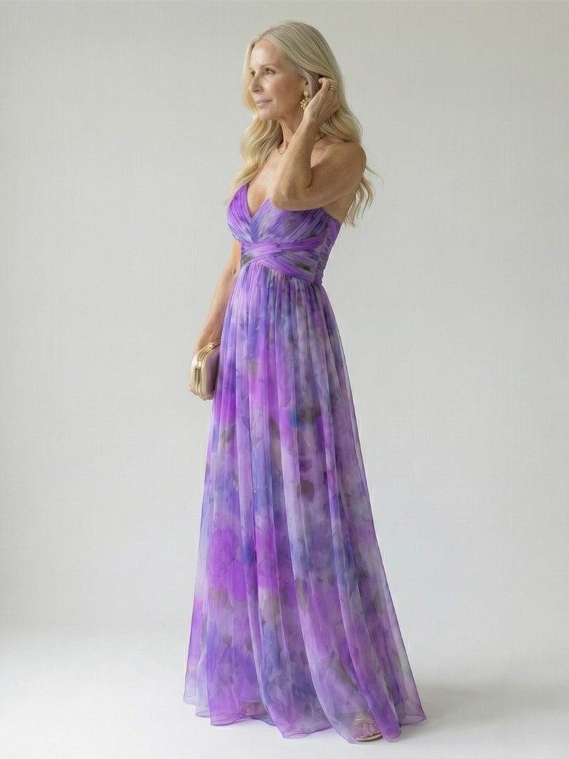 Elowyn – Soft Wrap Maxi Dress