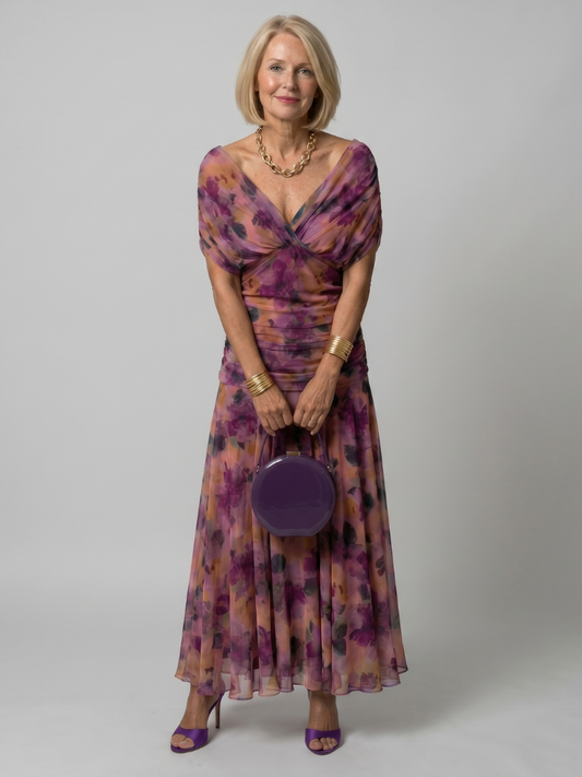 Marlowe – Off-Shoulder Flow Midi Dress