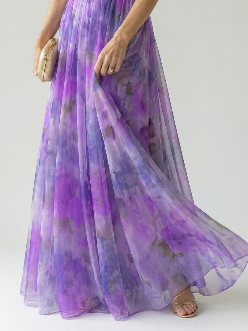 Elowyn – Soft Wrap Maxi Dress