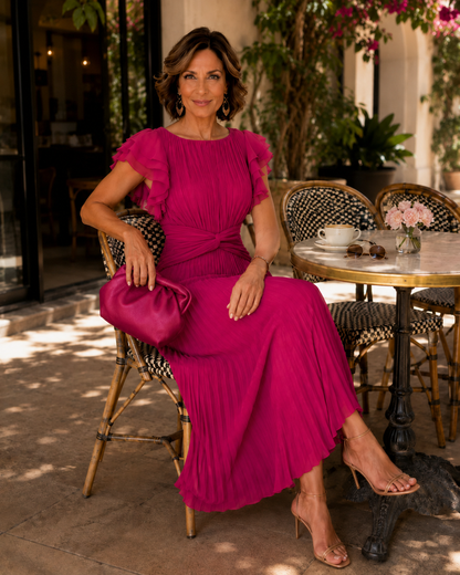 Rosalind – Classic Pleated Dress