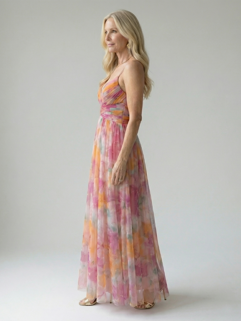 Elowyn – Soft Wrap Maxi Dress