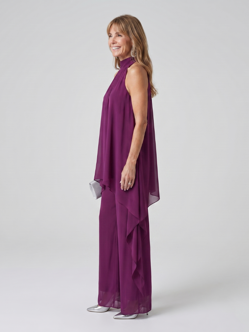 Bearim – Halter Neck Asymmetric Tunic Set