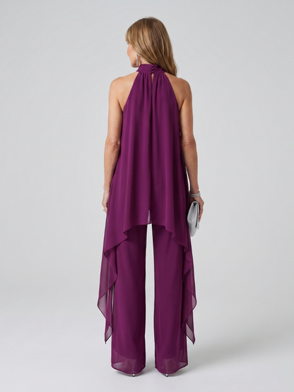 Bearim – Halter Neck Asymmetric Tunic Set