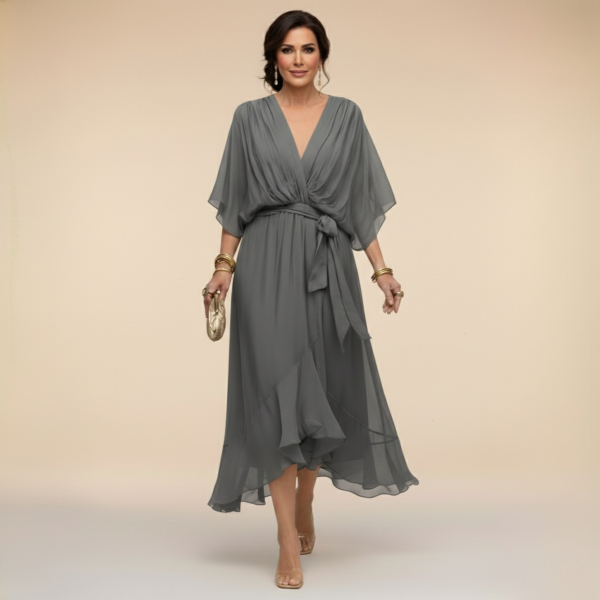 Tessa – V-Neck Dress