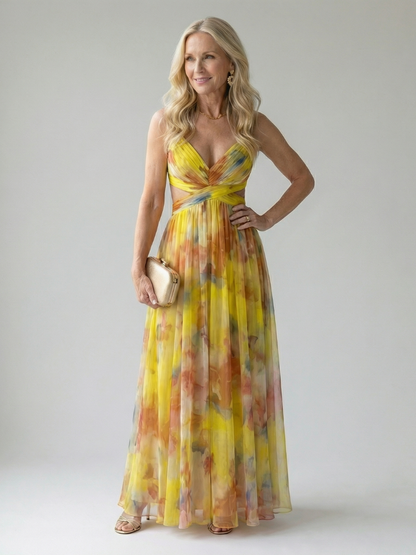 Elowyn – Soft Wrap Maxi Dress
