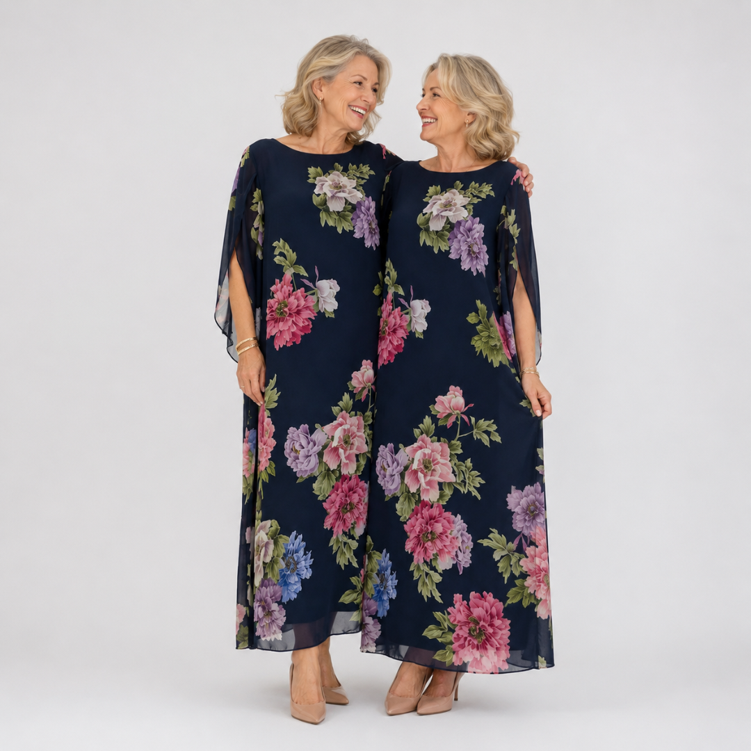 Elowen – Midnight Bloom Maxi Dress