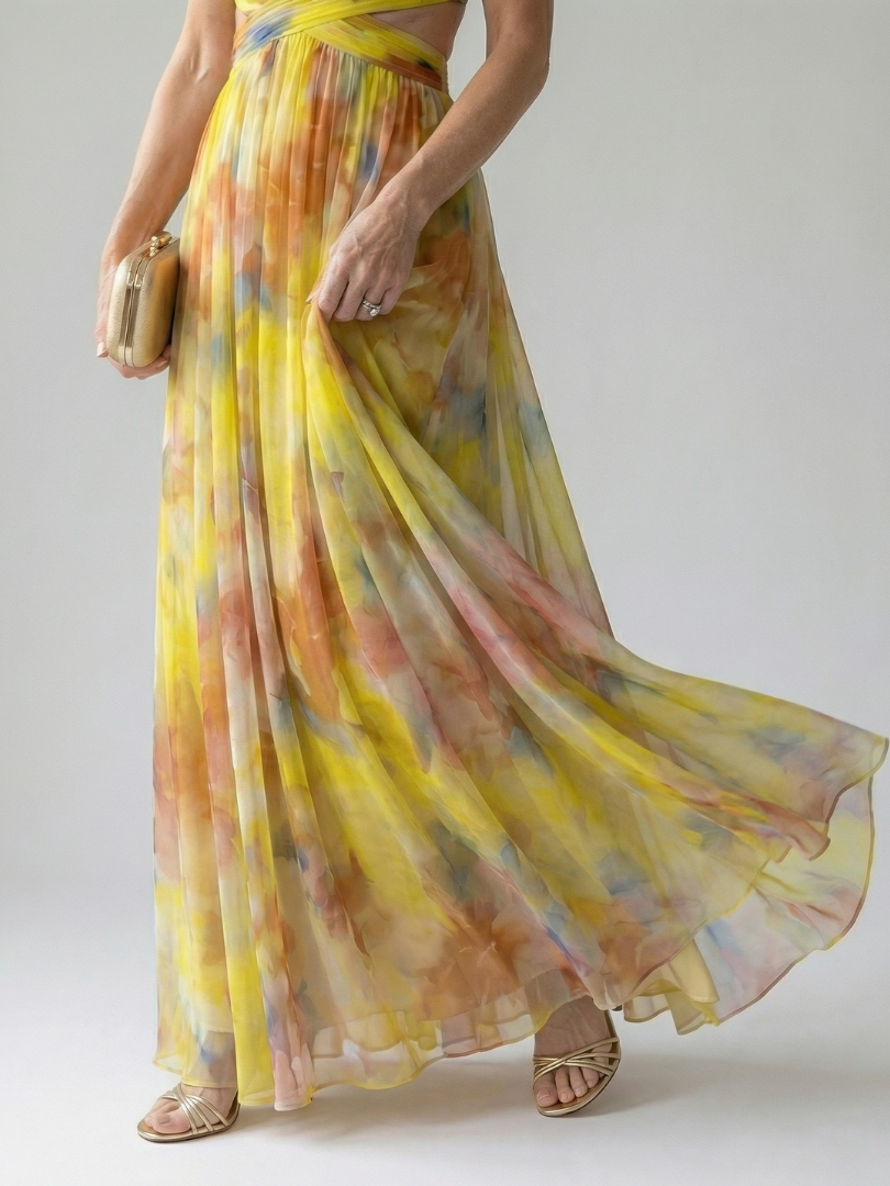 Elowyn – Soft Wrap Maxi Dress