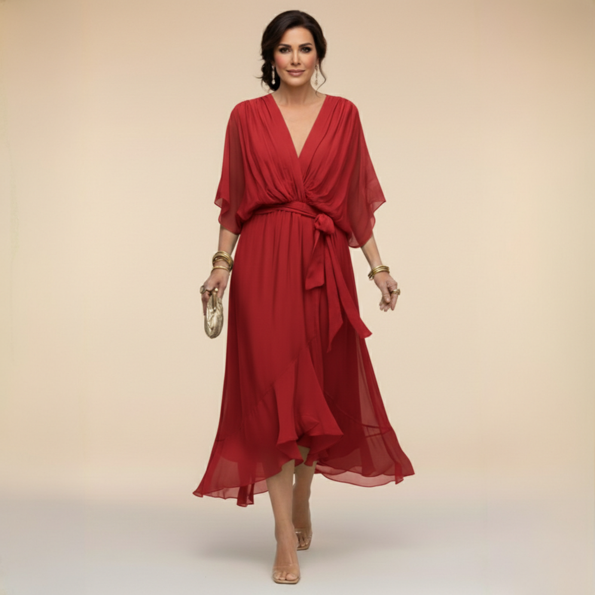Tessa – V-Neck Dress