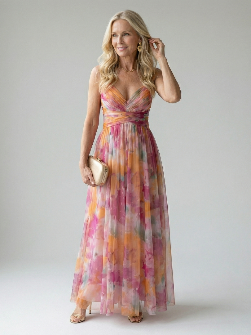 Elowyn – Soft Wrap Maxi Dress