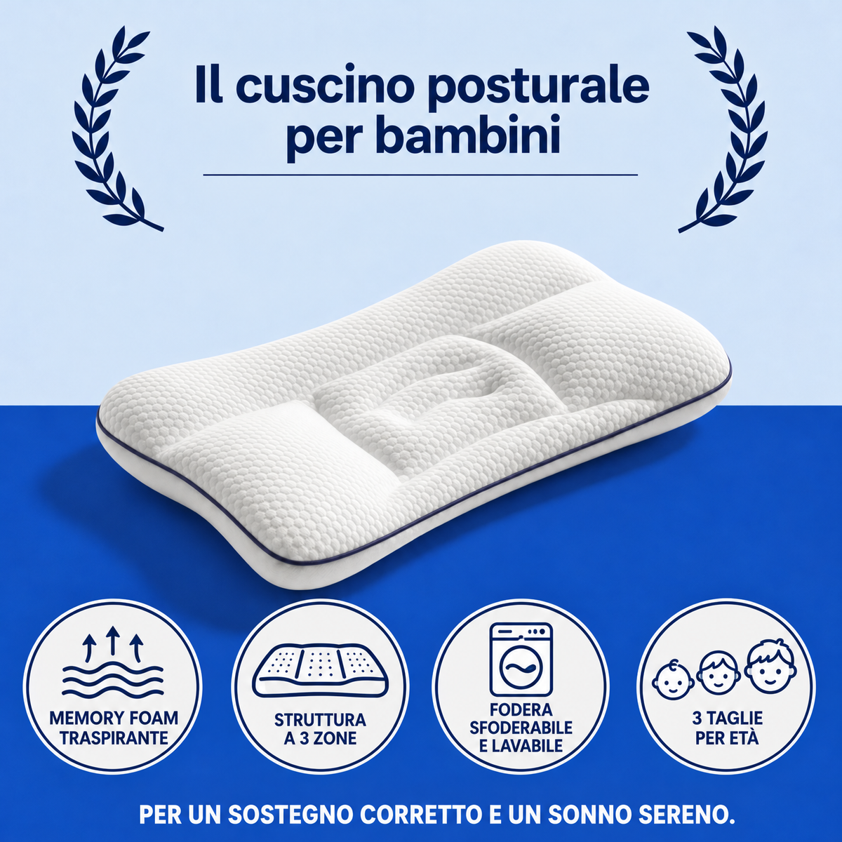 Nido | Kids Posture Pillow