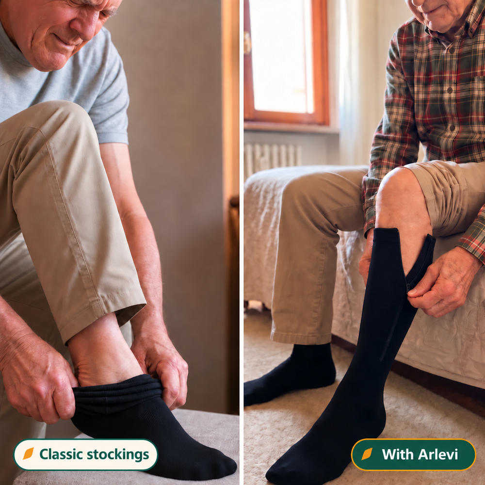 Arlevi Zippered Compression Socks