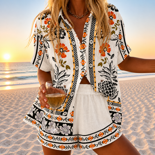Citrus Orchard Short Set