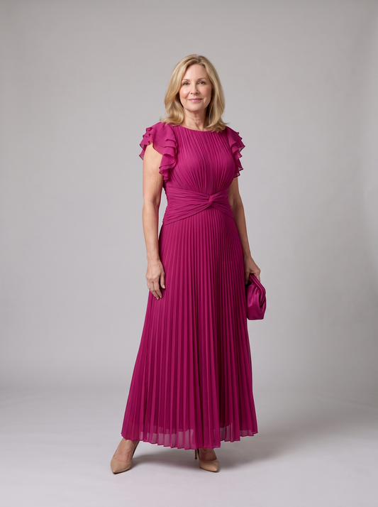 Rosalind – Classic Pleated Dress
