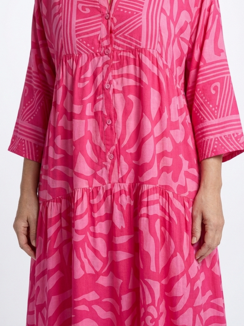 Marielle – Button Front Midi Dress
